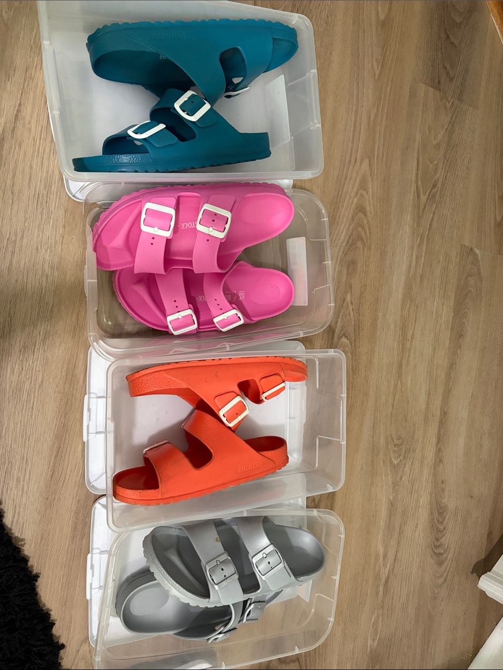 Birkenstock slides. Sold separately or you can get as a bundle!